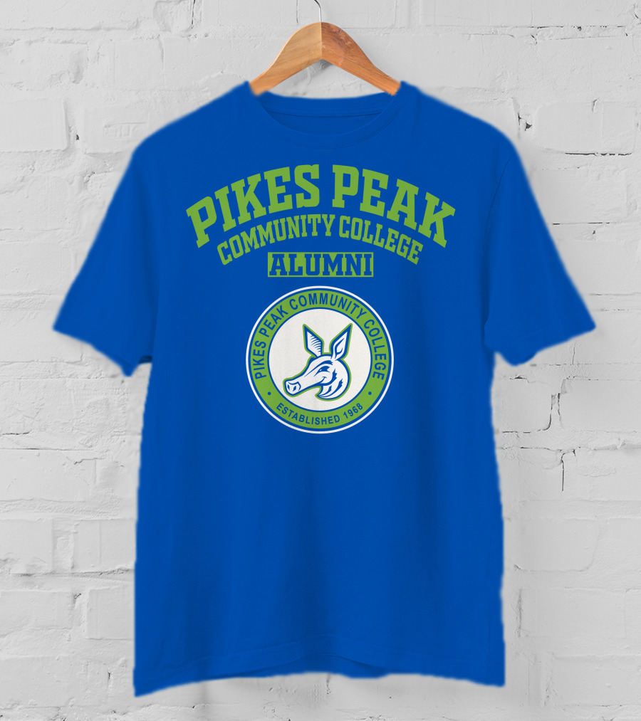 Pikes Peak Community College Alumni Established 1968 T-Shirt