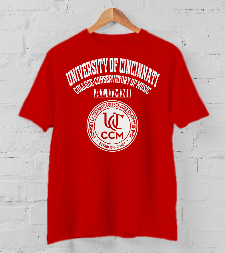 University Of Cincinnati College-Conservatory Of Music Alumni Established 1867 CCM T-Shirt