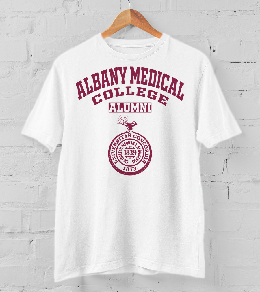Albany Medical College Alumni Universitas Concordiae 1839 1873 T-Shirt