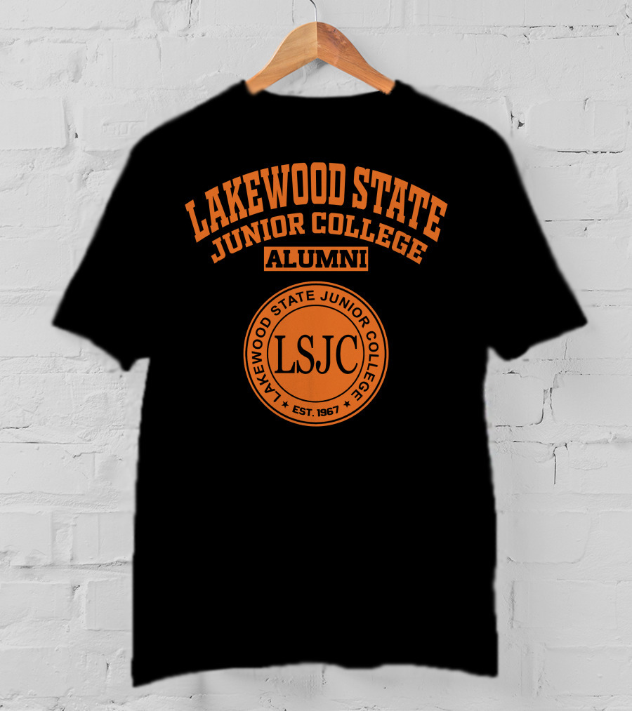 Lakewood State Junior College Alumni LSJC Est. 1967 Orange T-Shirt