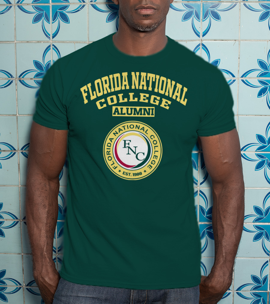Florida National College Alumni FNC Est. 1988 T-Shirt