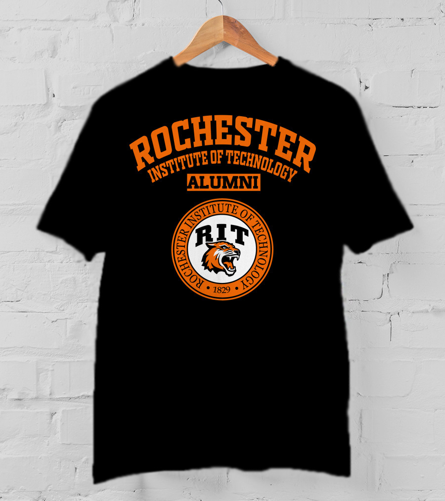 Rochester Institute Of Technology Alumni RIT Tiger Logo 1829 T-Shirt