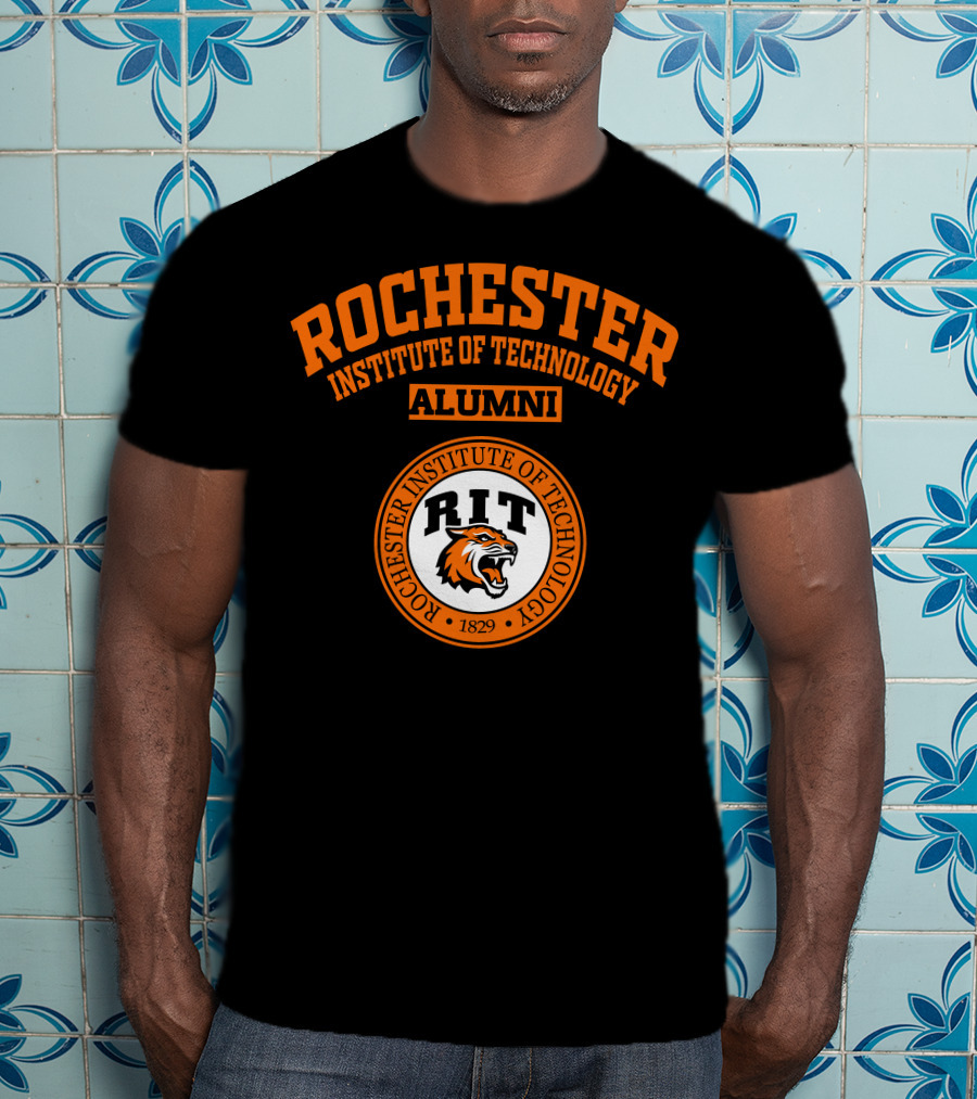 Rochester Institute Of Technology Alumni RIT Tiger Logo 1829 T-Shirt