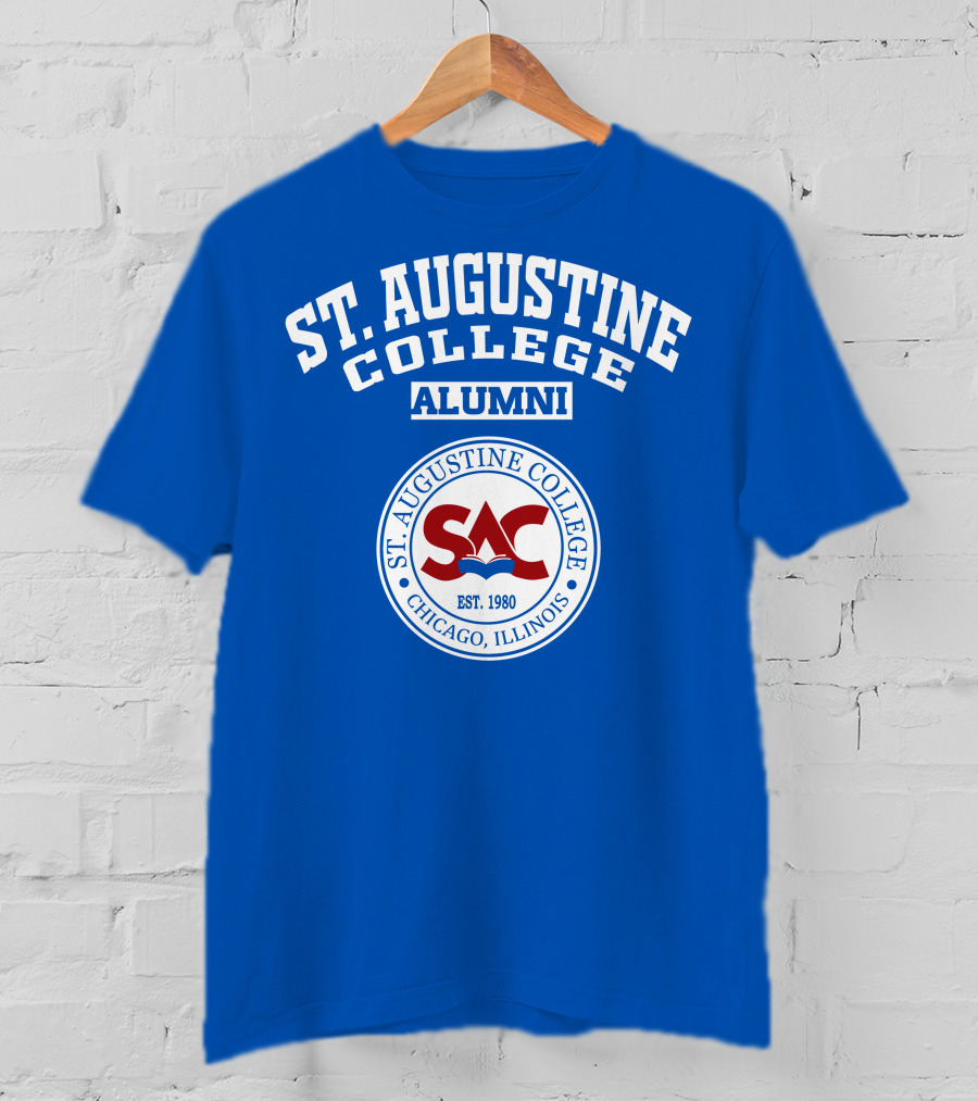 St. Augustine College Alumni SAC Est. 1980 Chicago Illinois T-Shirt