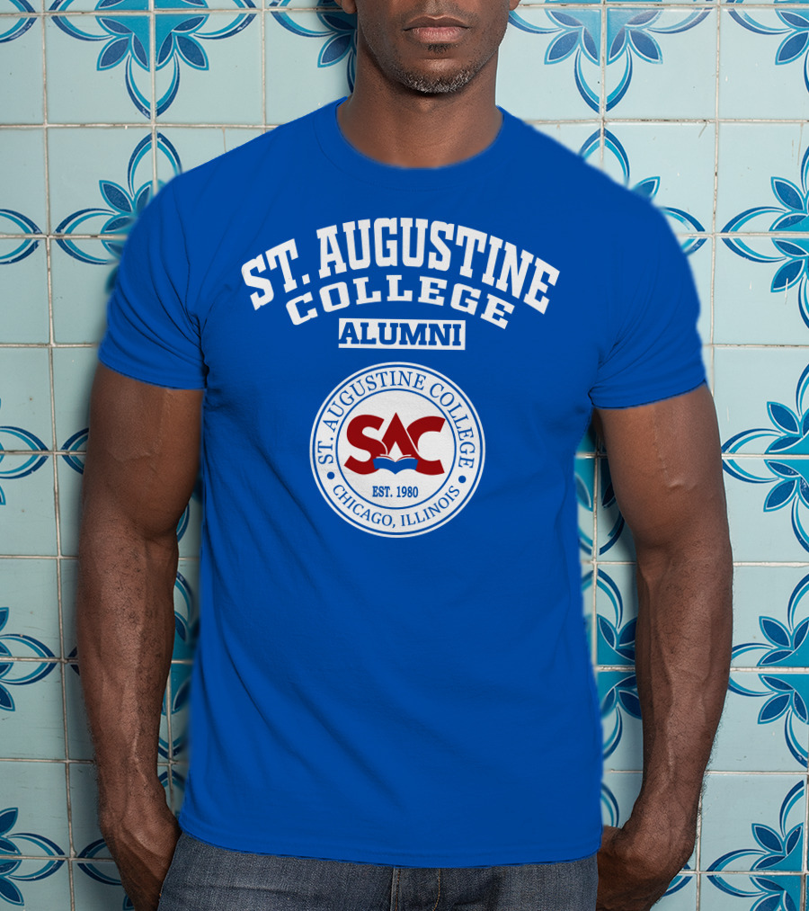 St. Augustine College Alumni SAC Est. 1980 Chicago Illinois T-Shirt