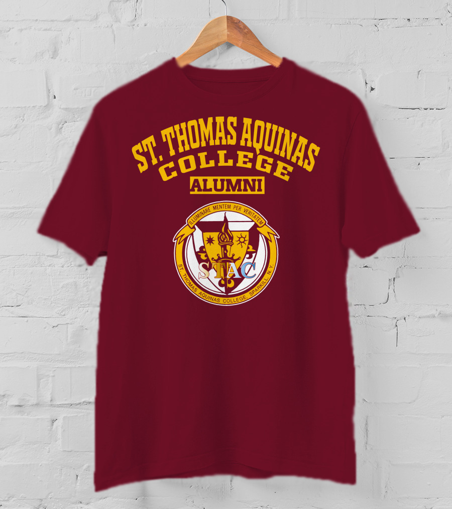 St. Thomas Aquinas College Alumni Illuminare Mentem Per Veritatem STAC Sparkill NY T-Shirt