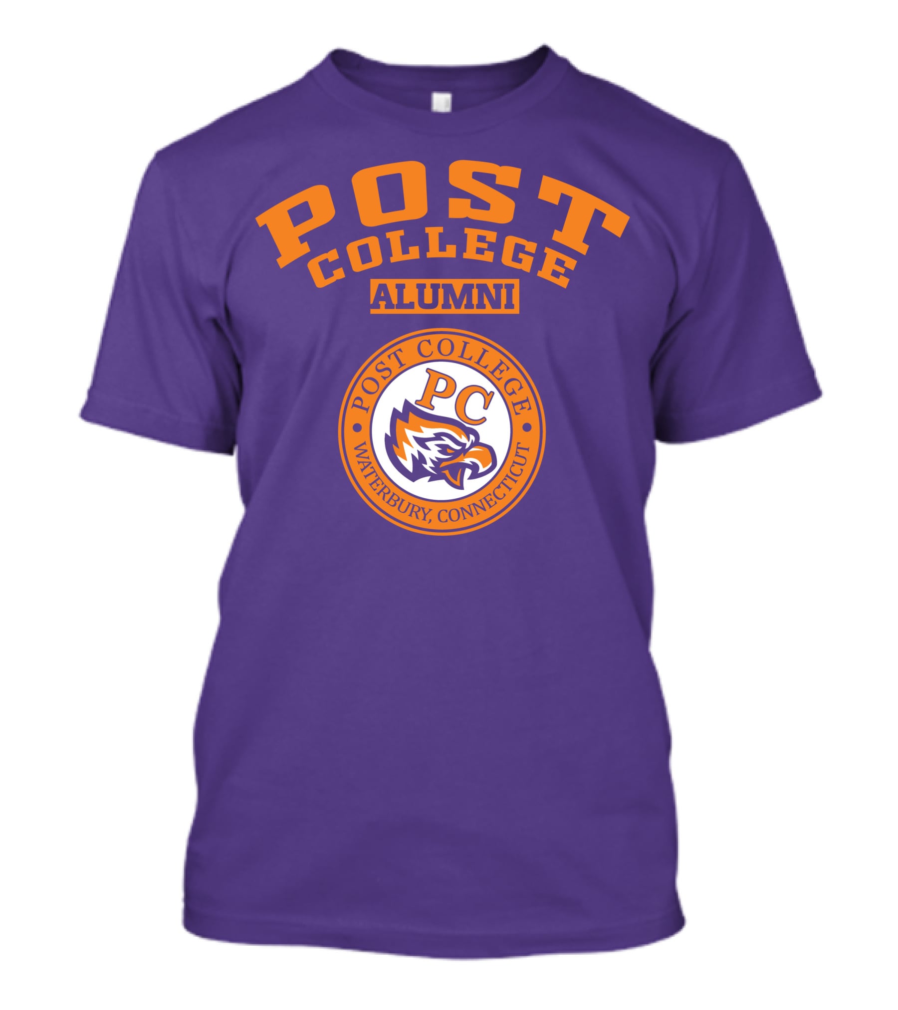 Post College Alumni Pc Waterbury Connecticut Eagle T-Shirt