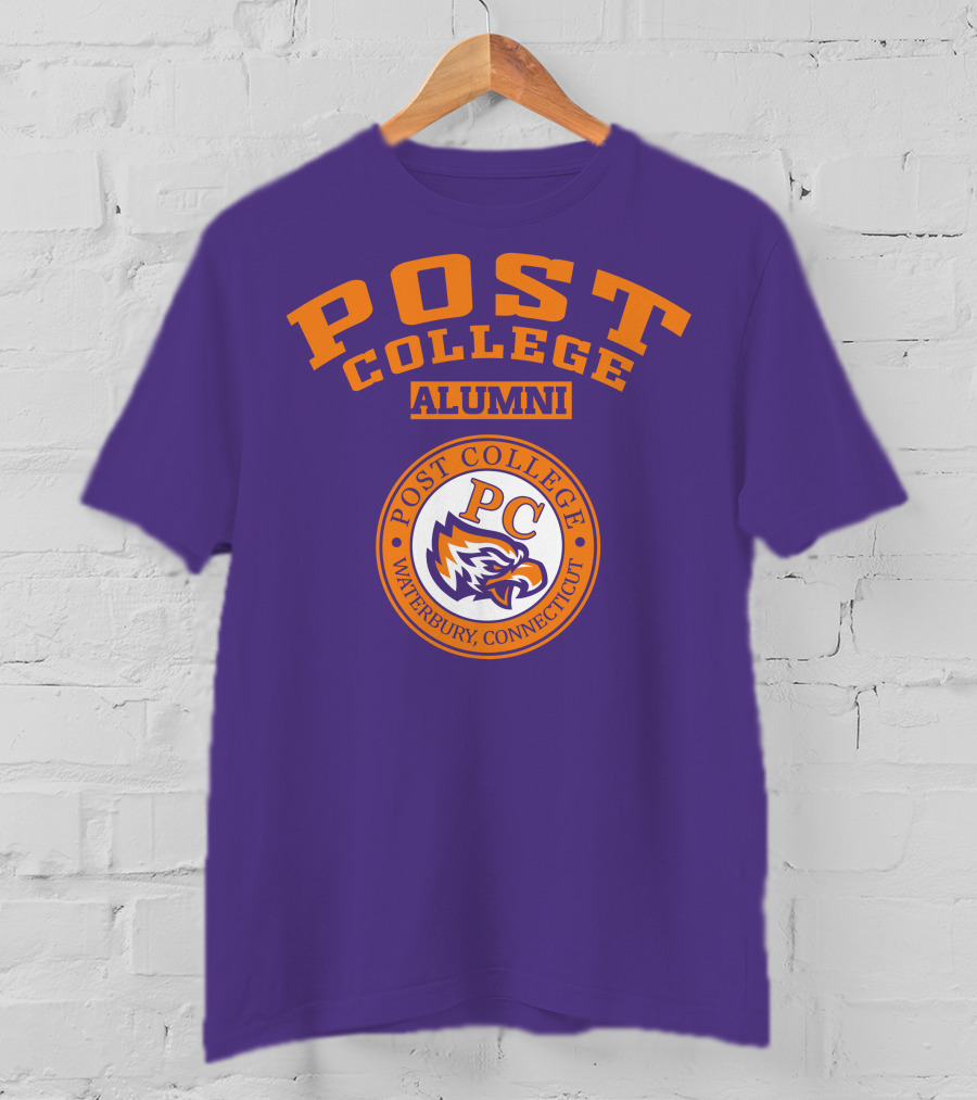 Post College Alumni Pc Waterbury Connecticut Eagle T-Shirt