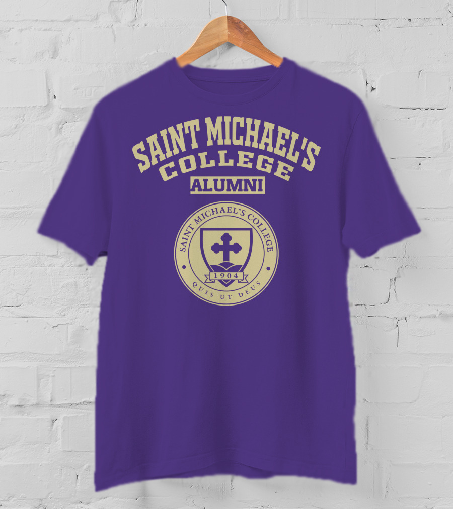 Saint Michael's College Alumni 1904 Quis Ut Deus T-Shirt