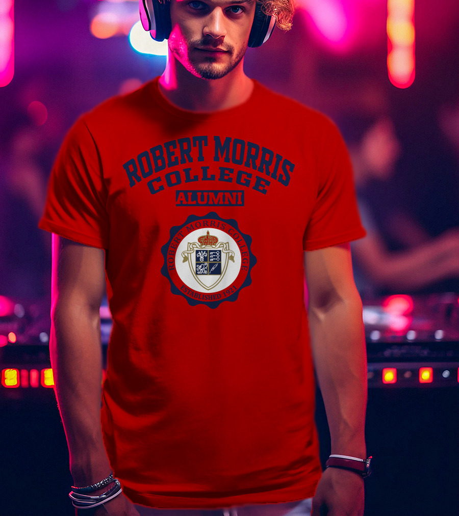 Robert Morris College Alumni Established 1921 Crest T-Shirt