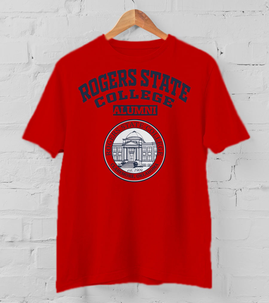 Rogers State College Alumni Claremore Oklahoma Est 1909 T-Shirt