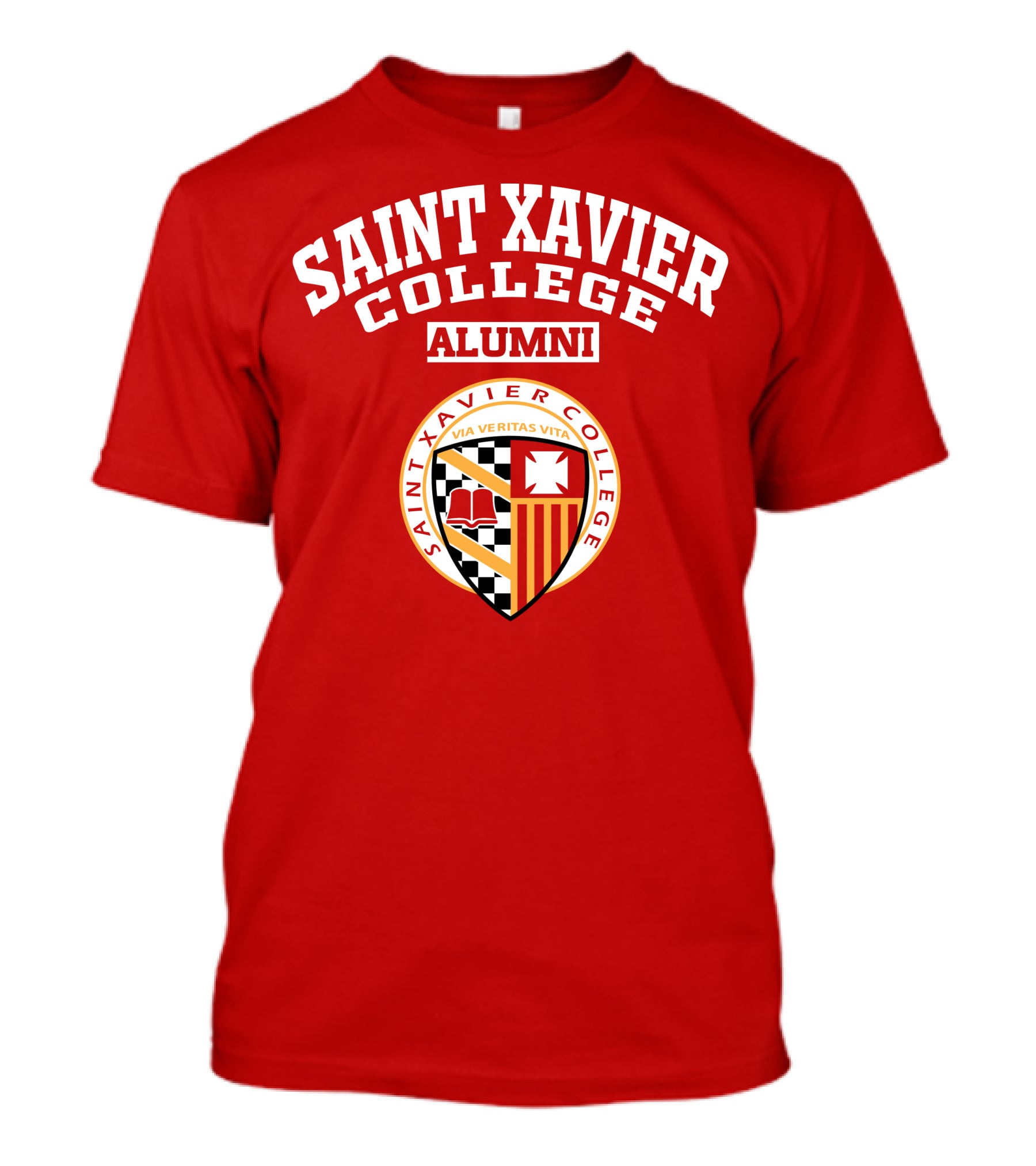 Saint Xavier College Alumni Crest Via Veritas Vita T-Shirt