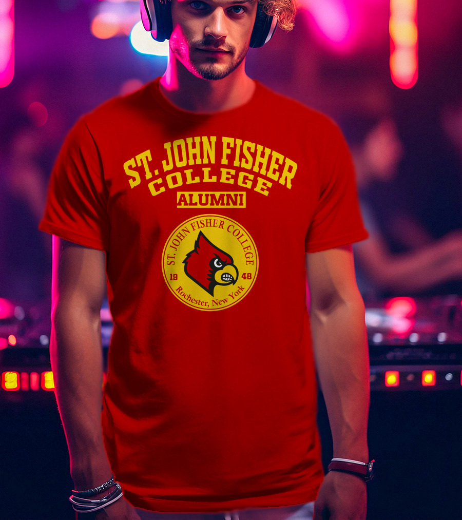 St. John Fisher College Alumni Cardinal Logo Rochester New York 1948 T-Shirt