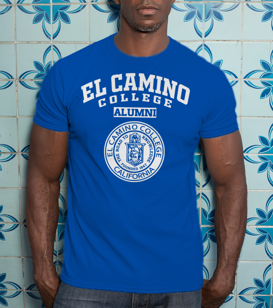 El Camino College Alumni The Road To Knowledge Founded 1947 California T-Shirt