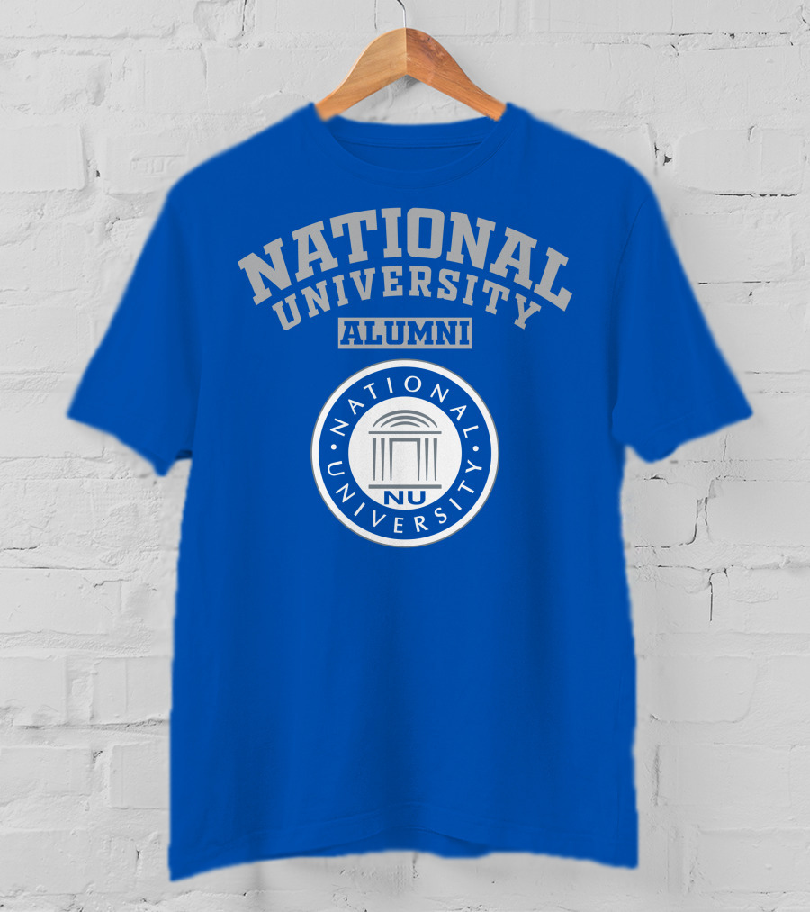National University Alumni Seal NU T-Shirt