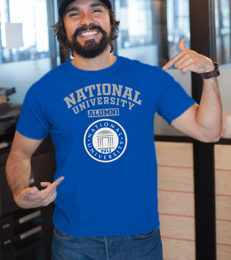 National University Alumni Seal NU T-Shirt