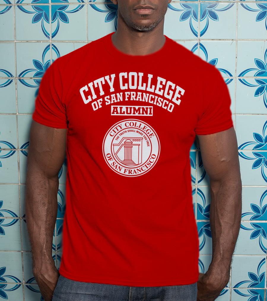 City College Of San Francisco Alumni Logo The Truth Shall Make You Free T-Shirt