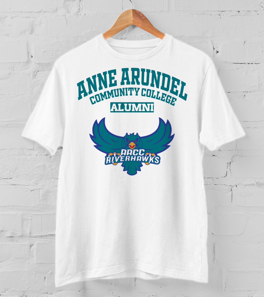 Anne Arundel Community College Alumni AACC Riverhawks T-Shirt