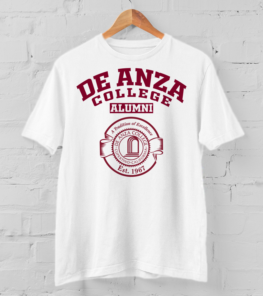 De Anza College Alumni A Tradition Of Excellence Cupertino California Est. 1967 T-Shirt