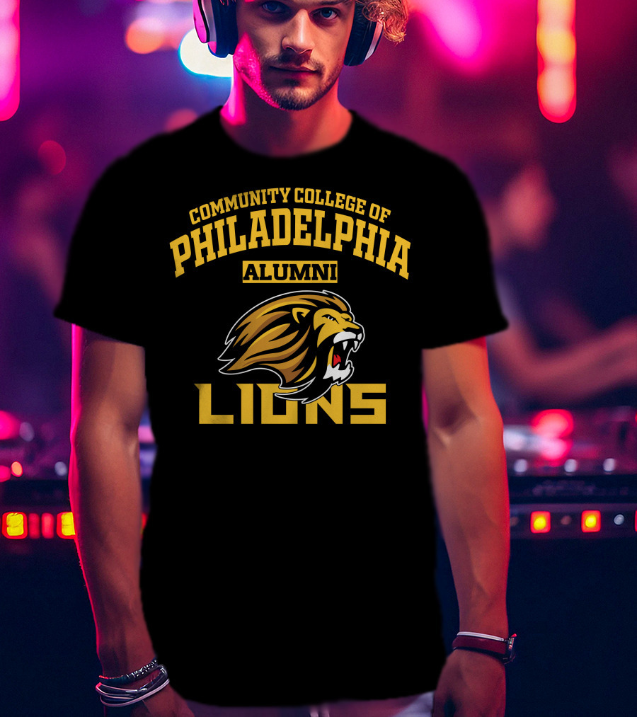 Community College Of Philadelphia Alumni Lions T-Shirt