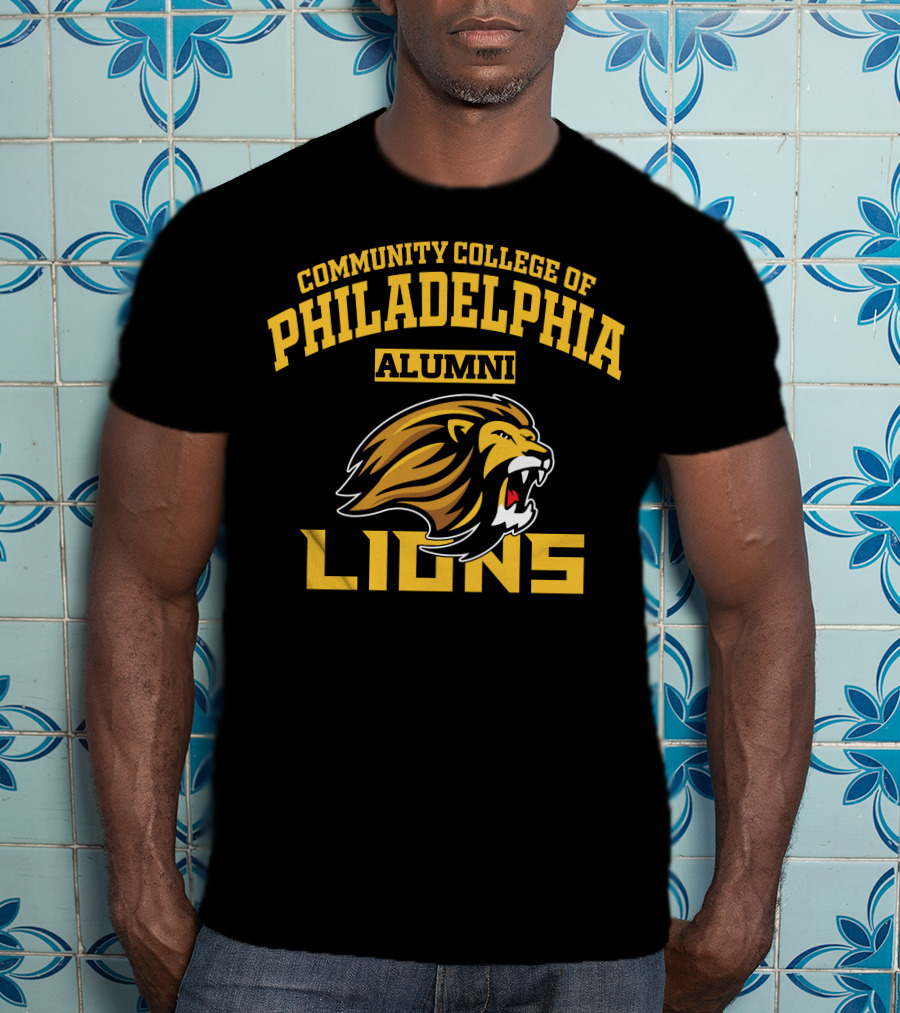 Community College Of Philadelphia Alumni Lions T-Shirt