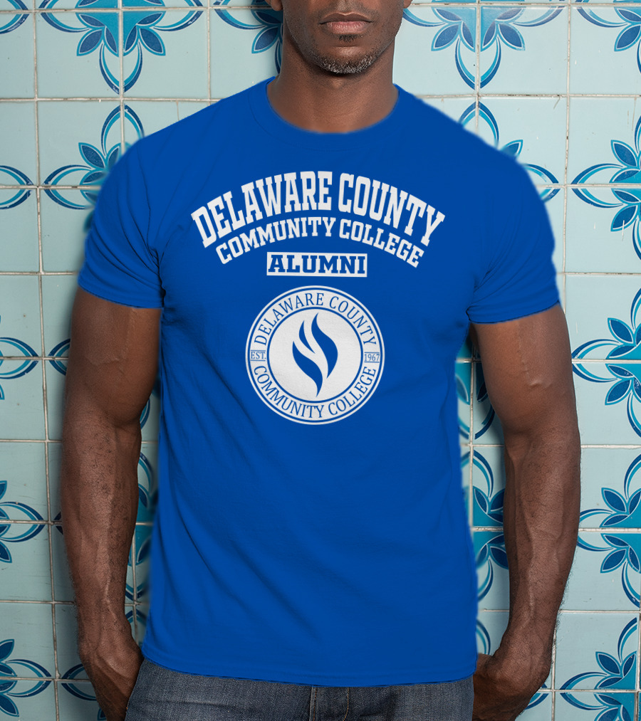 Delaware County Community College Alumni Est. 1967 Blue T-Shirt