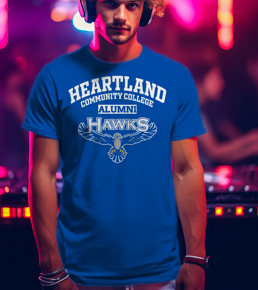Heartland Community College Alumni Hawks T-Shirt