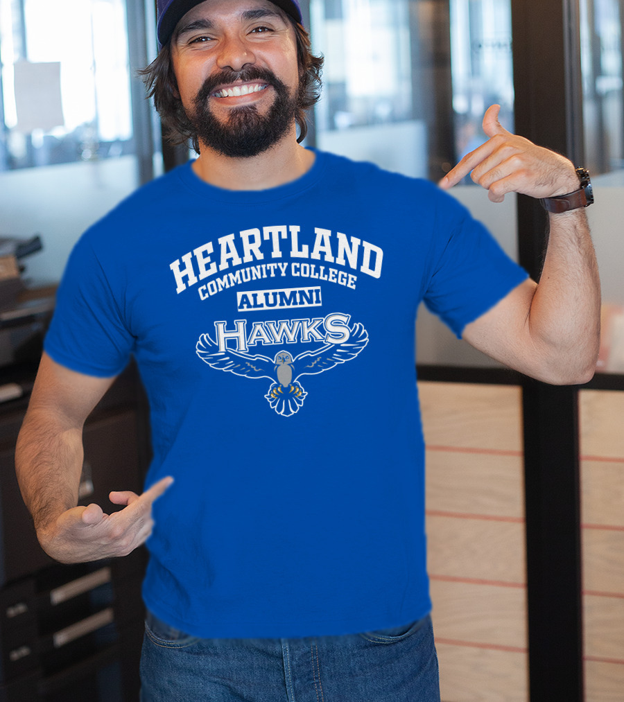 Heartland Community College Alumni Hawks T-Shirt
