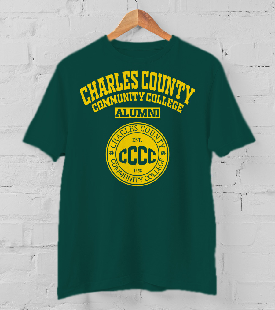 Charles County Community College Alumni Est. 1958 CCCC T-Shirt