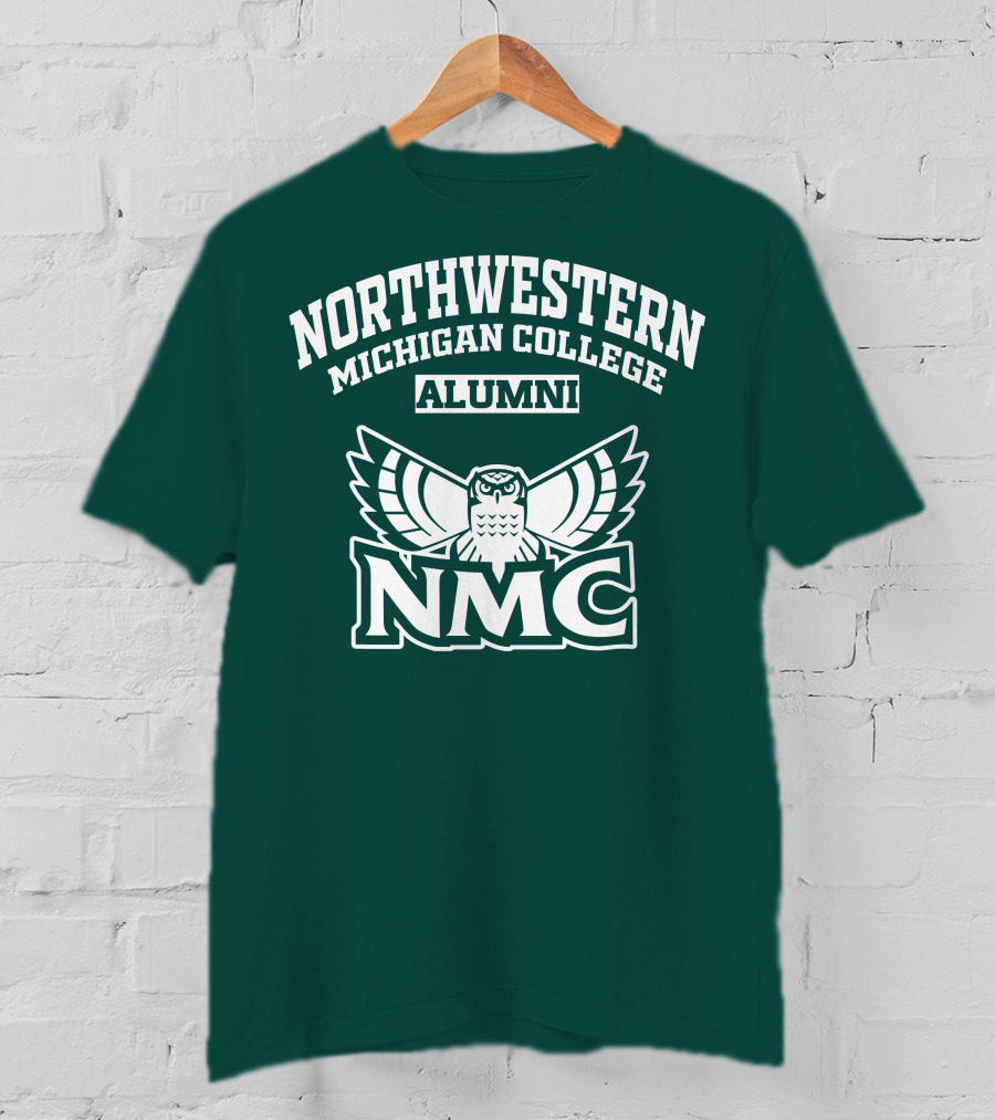 Northwestern Michigan College Alumni NMC Owl T-Shirt