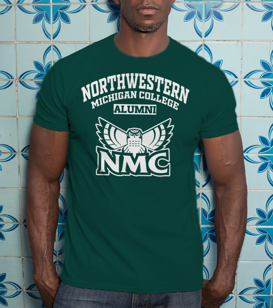 Northwestern Michigan College Alumni NMC Owl T-Shirt