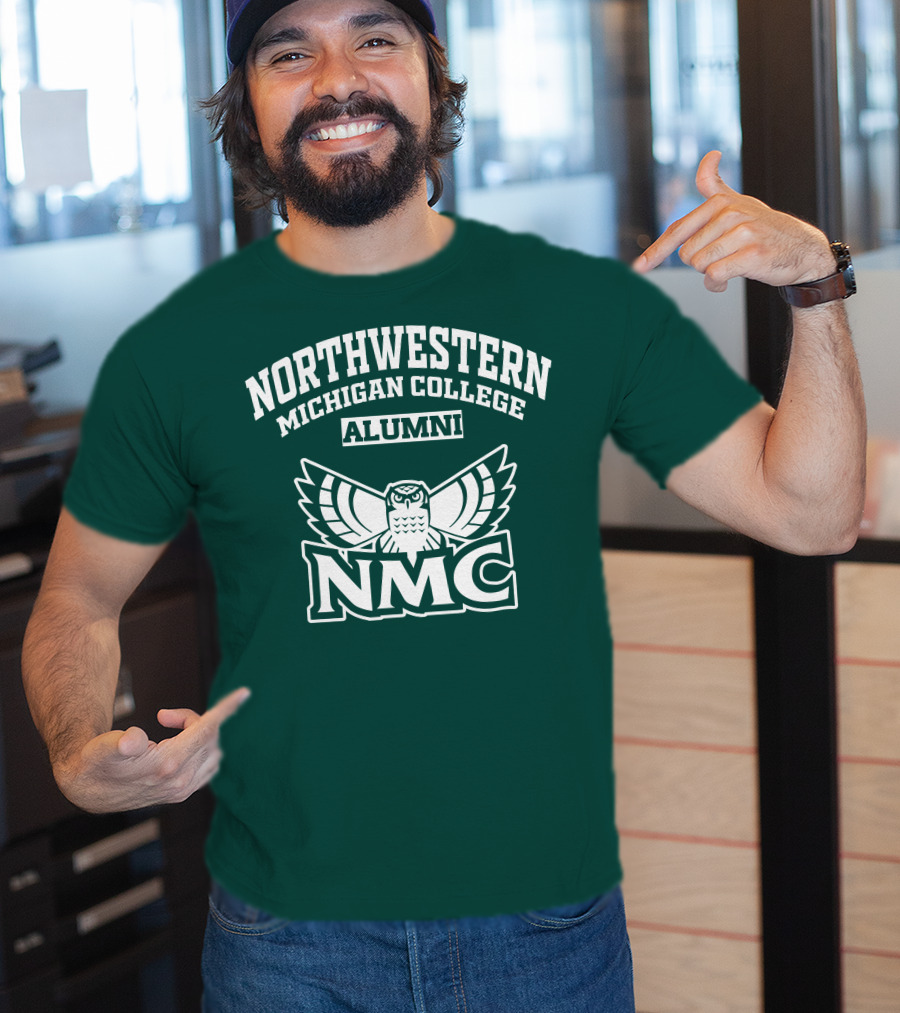 Northwestern Michigan College Alumni NMC Owl T-Shirt