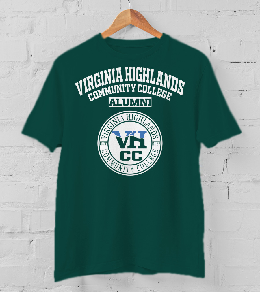 Virginia Highlands Community College Alumni Est 1967 VHCC T-Shirt