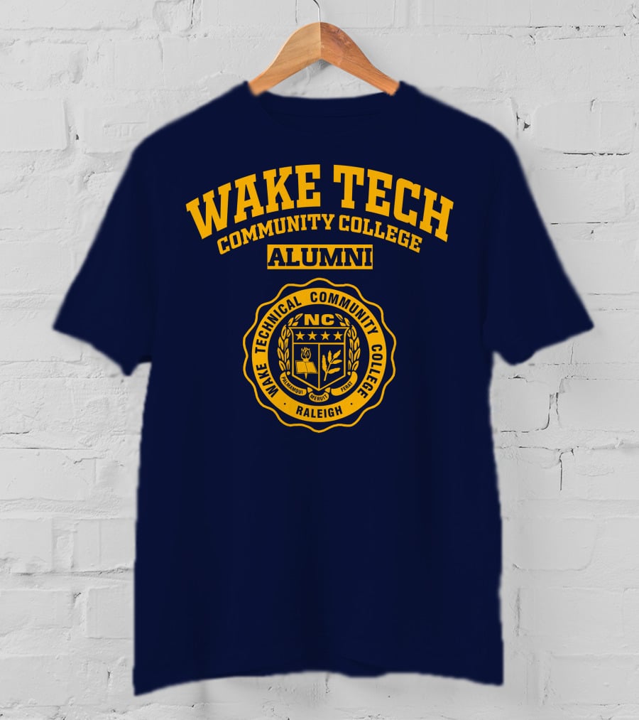 Wake Technical Community College Raleigh Alumni Seal T-Shirt