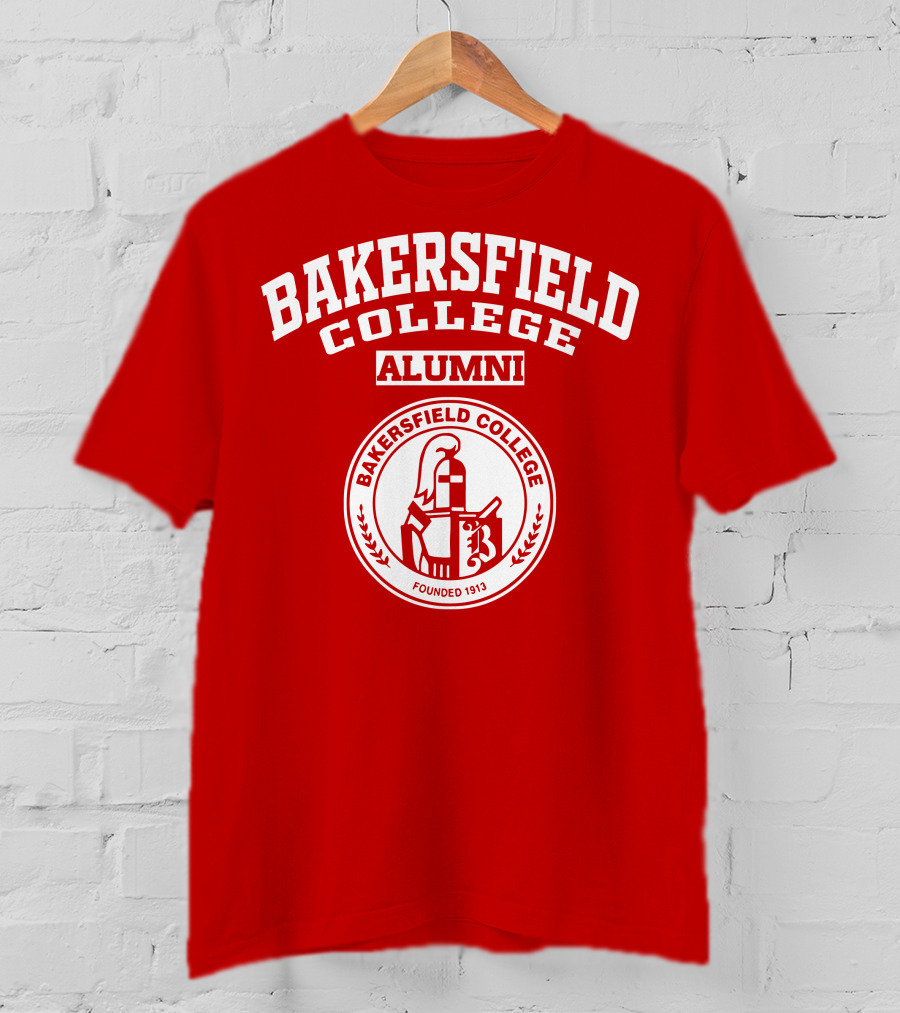 Bakersfield College Alumni Founded 1913 Logo Badge T-Shirt