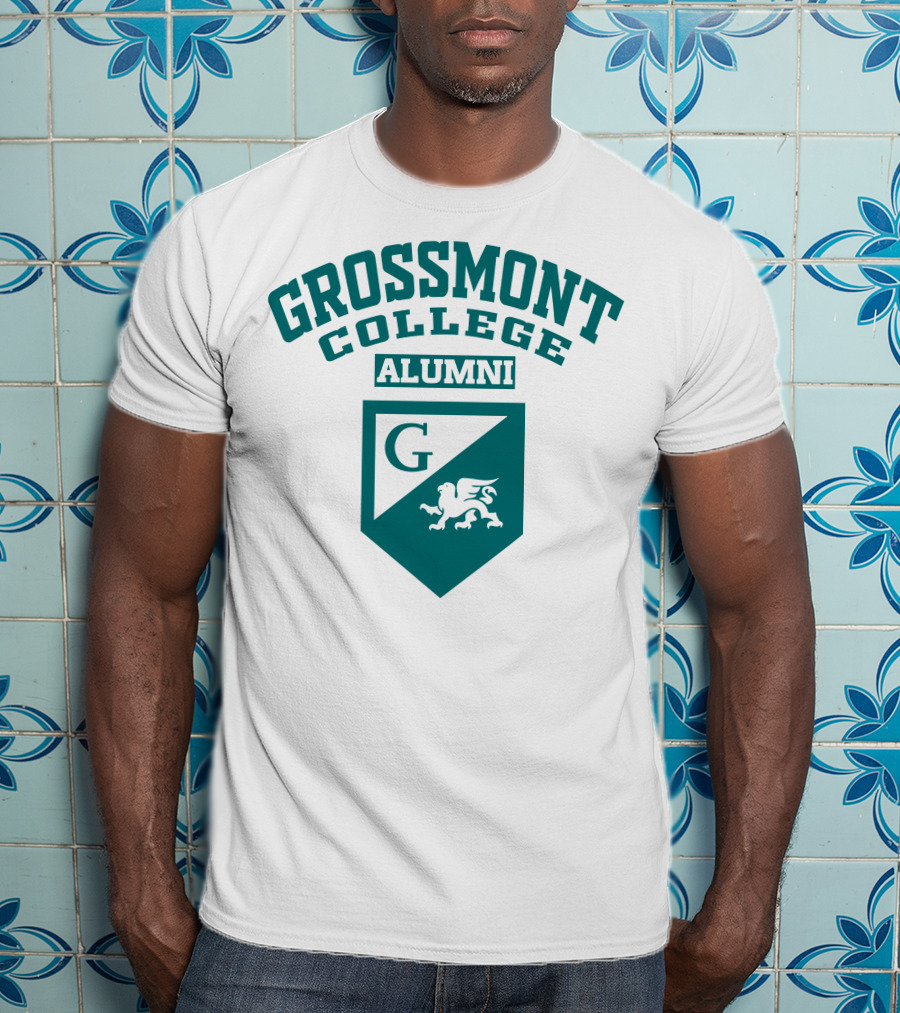 Grossmont College Alumni Griffin Shield Emblem T-Shirt