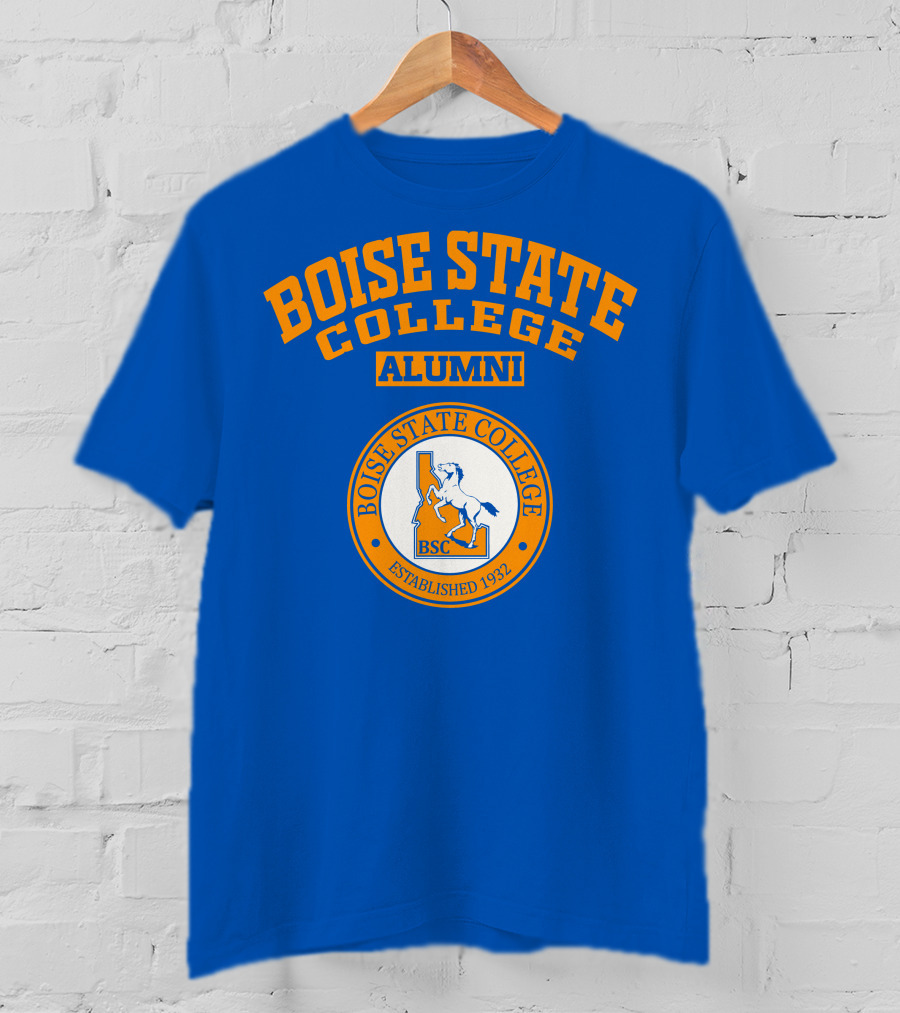 Boise State College Alumni BSC Established 1932 T-Shirt