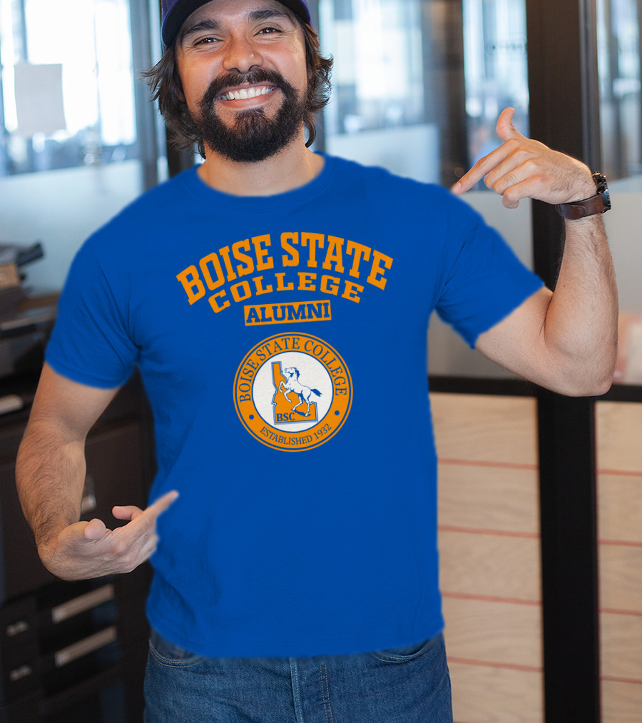 Boise State College Alumni BSC Established 1932 T-Shirt