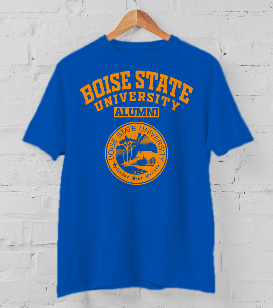 Boise State University Alumni 1932 Splendor Sine Occasu Seal T-Shirt