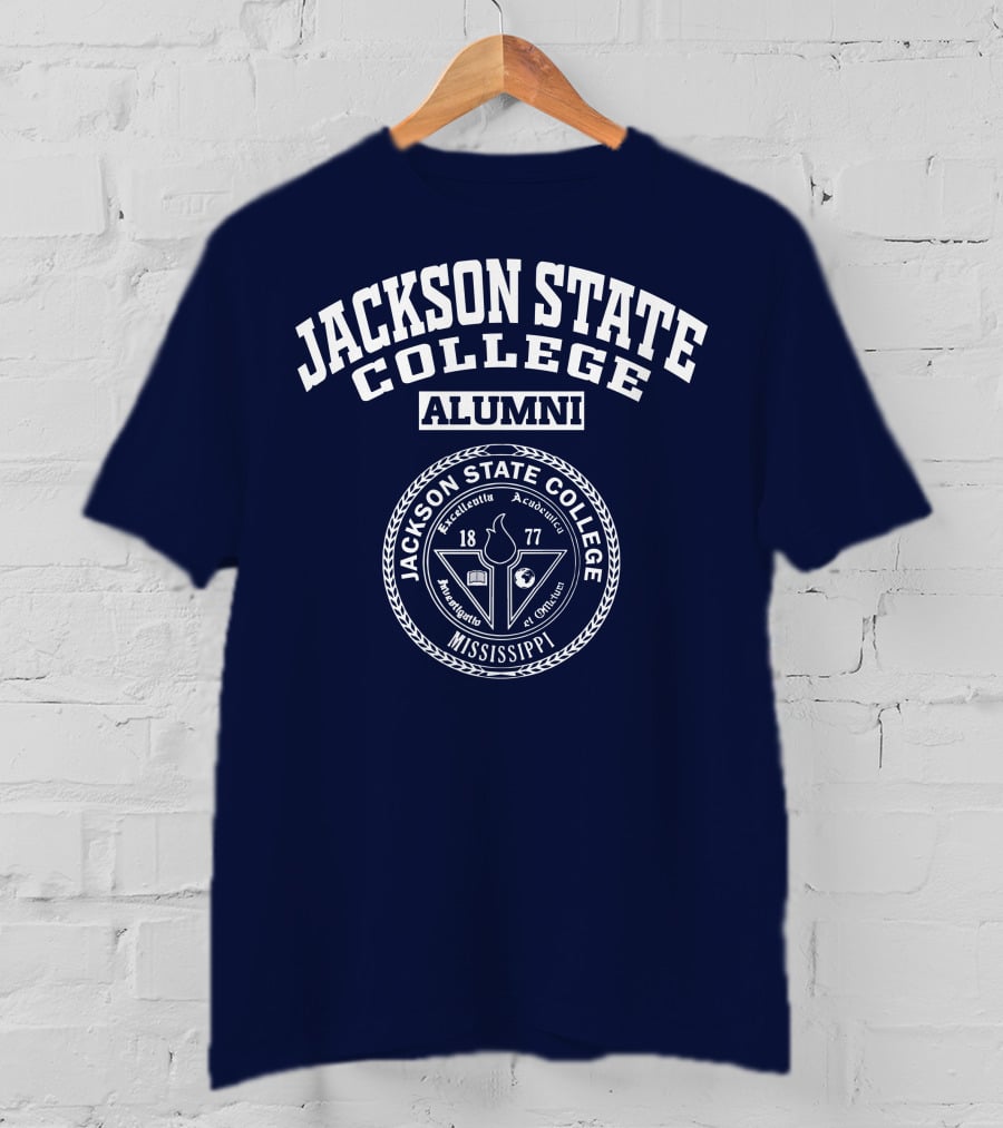 Jackson State College Alumni Mississippi 1877 Seal T-Shirt