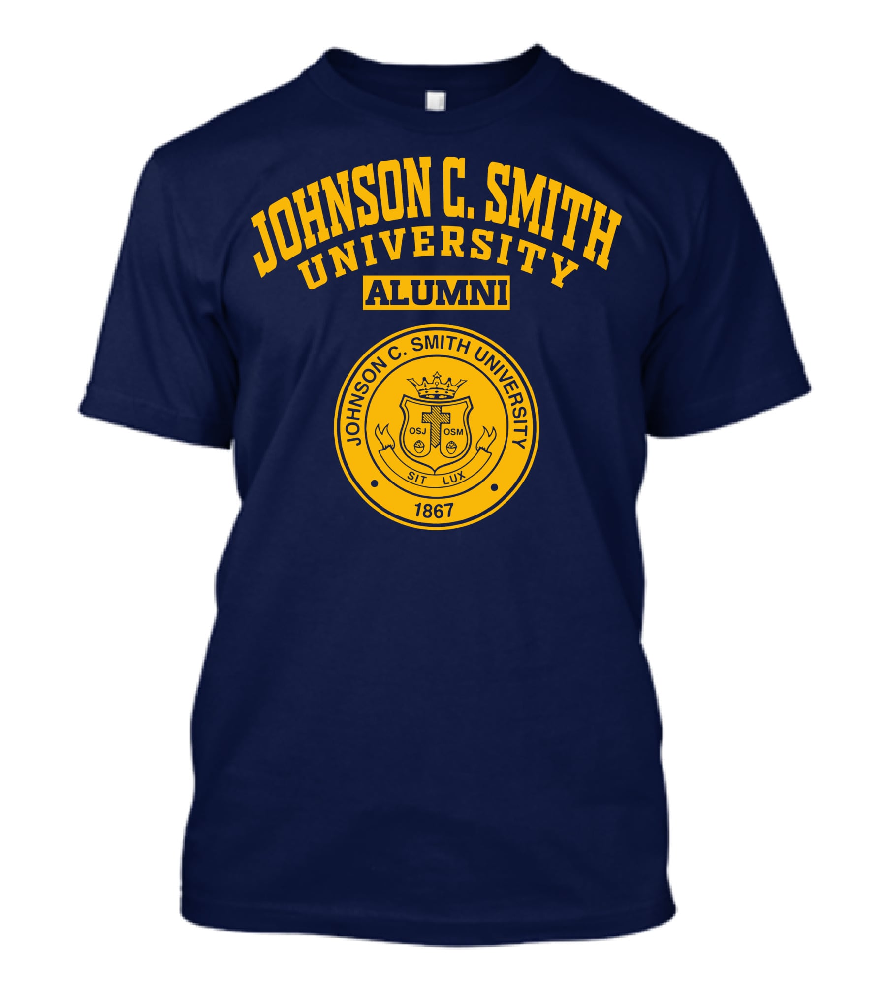 Johnson C Smith University Alumni 1867 Seal Sit Lux T-Shirt