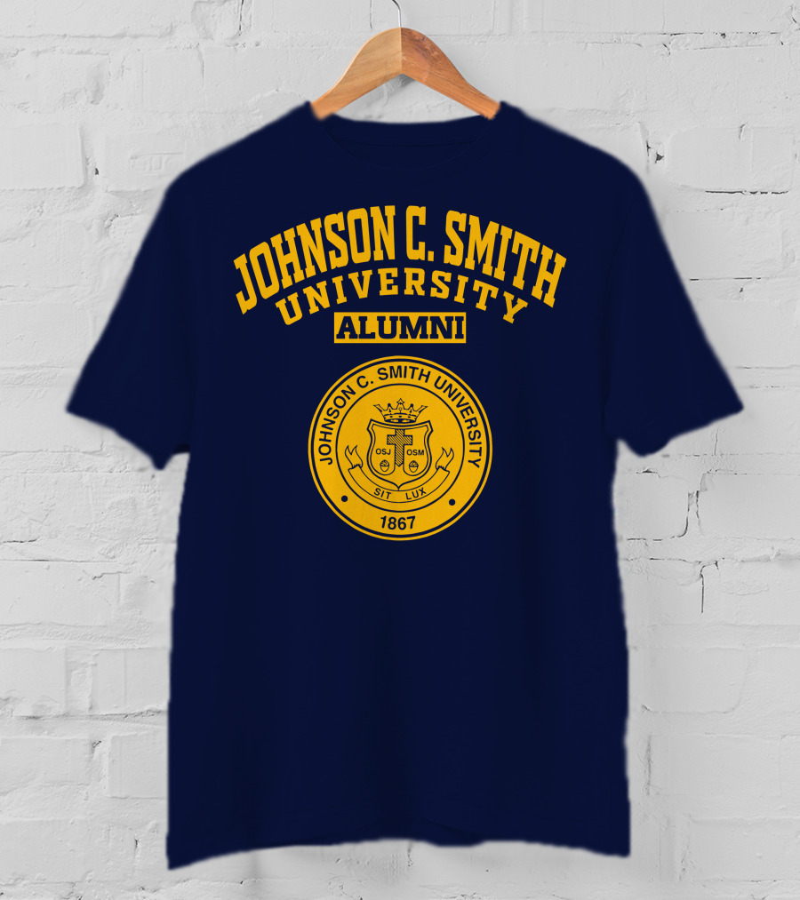 Johnson C Smith University Alumni 1867 Seal Sit Lux T-Shirt