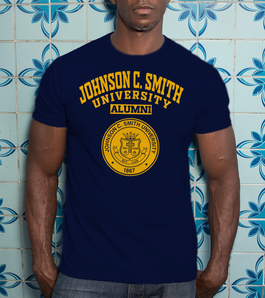 Johnson C Smith University Alumni 1867 Seal Sit Lux T-Shirt