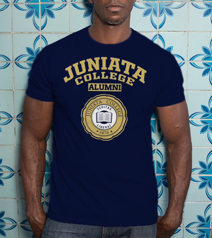 Juniata College Alumni Veritas Liberat Emblem 1876 T-Shirt