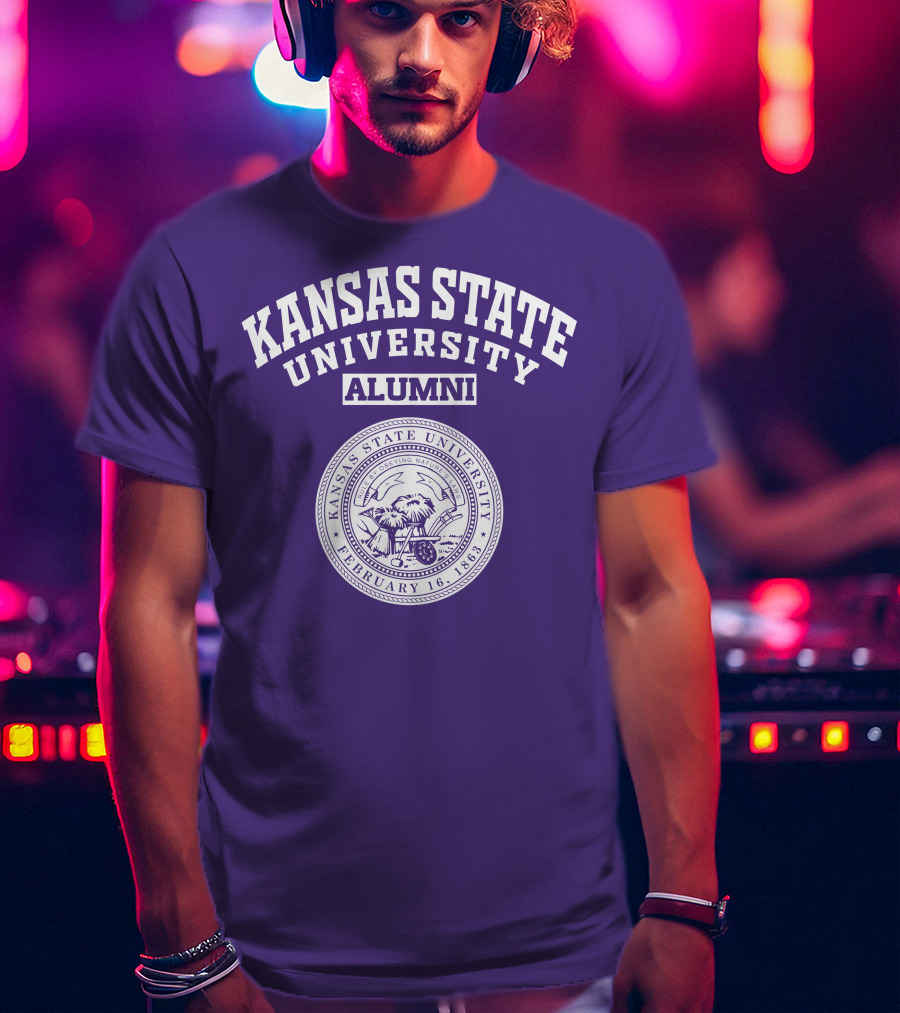 Kansas State University Alumni February 16 1863 Seal T-Shirt