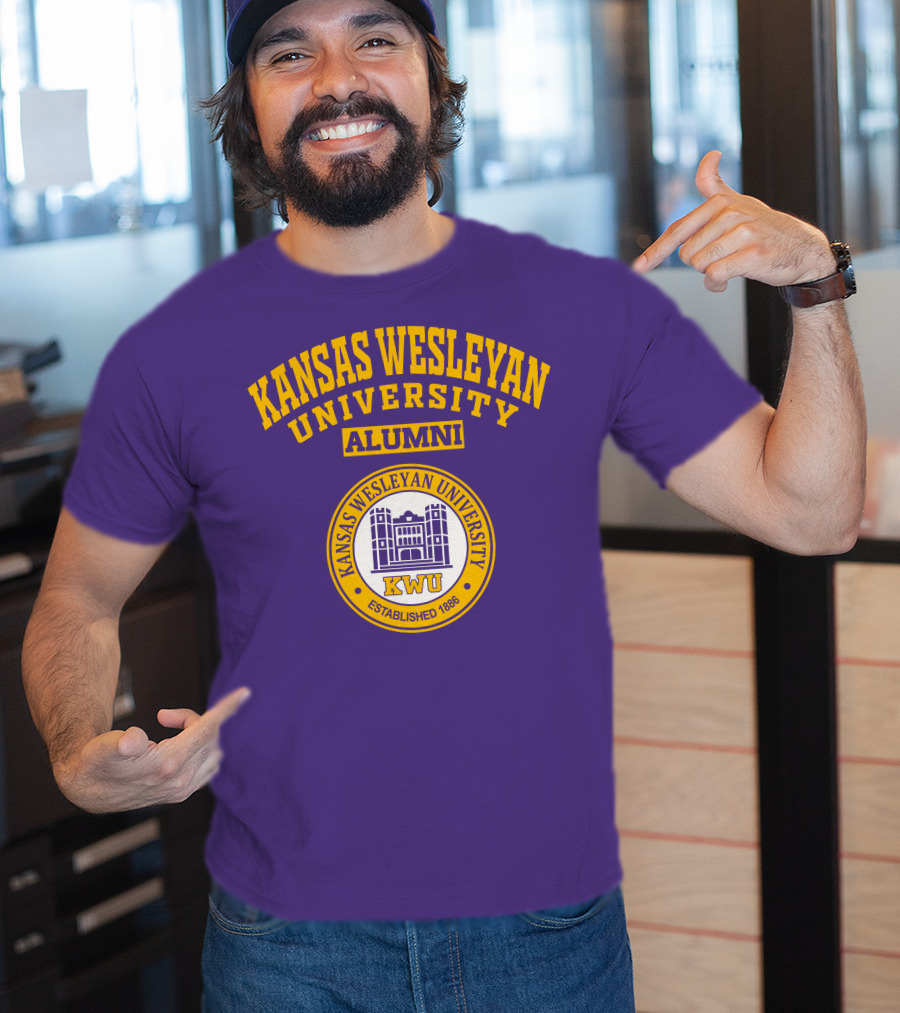 Kansas Wesleyan University Alumni KWU Established 1886 T-Shirt