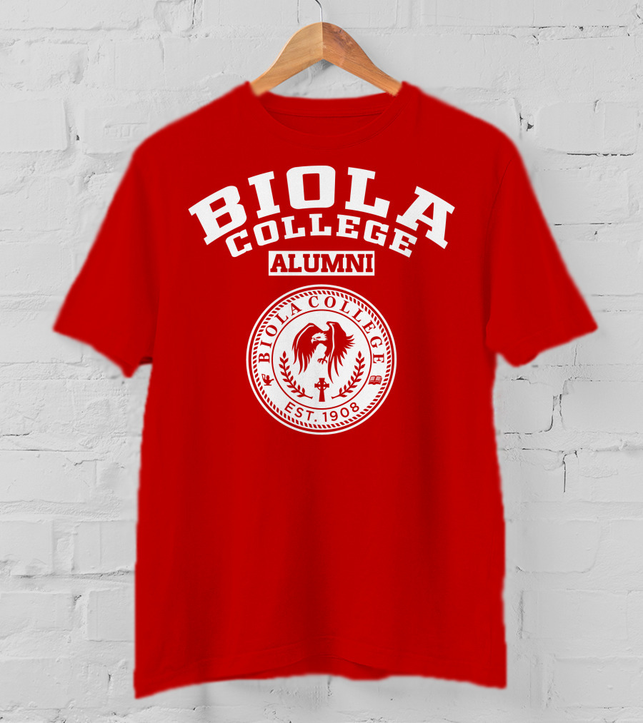 BIOLA College Alumni EST. 1908 Logo Seal T-Shirt