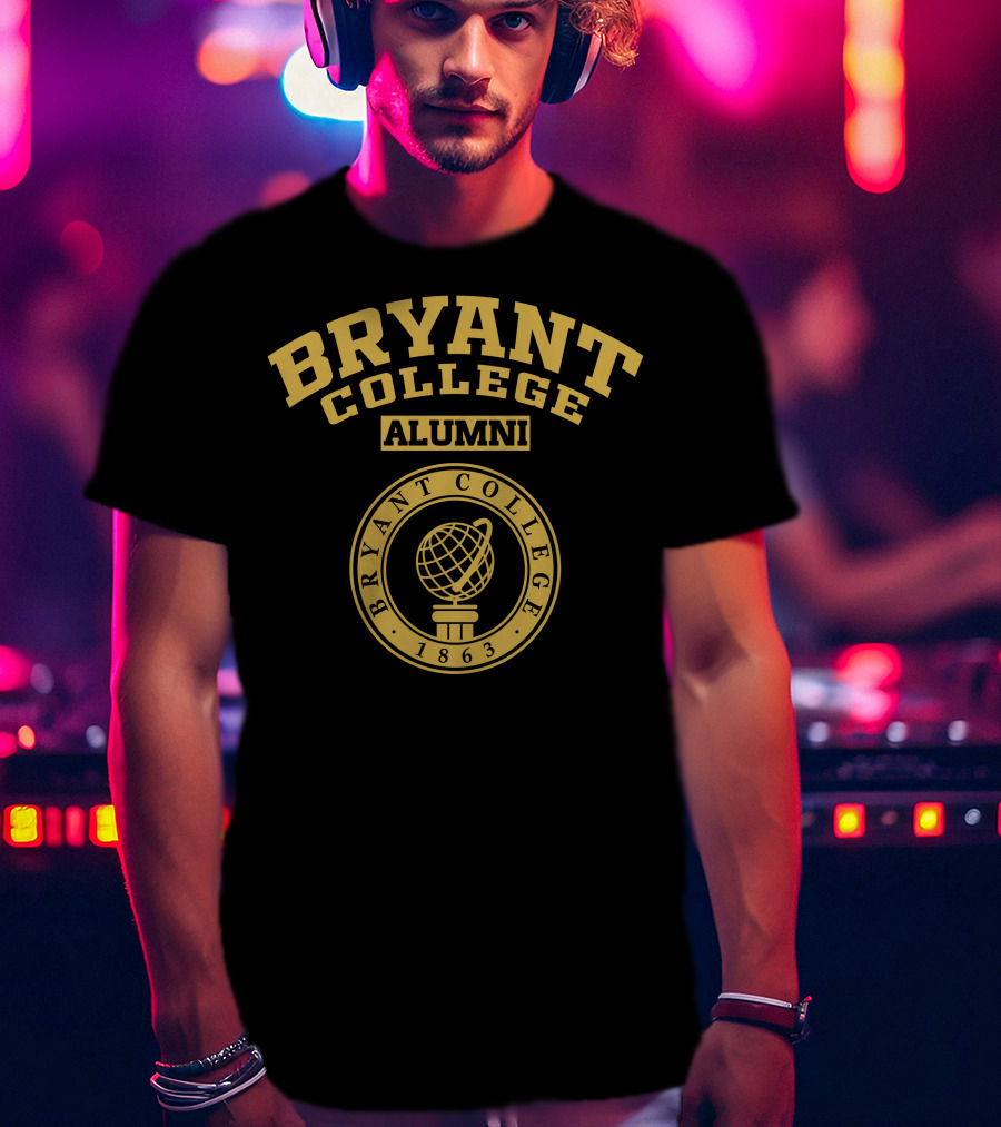 Bryant College Alumni 1863 Globe Emblem T-Shirt
