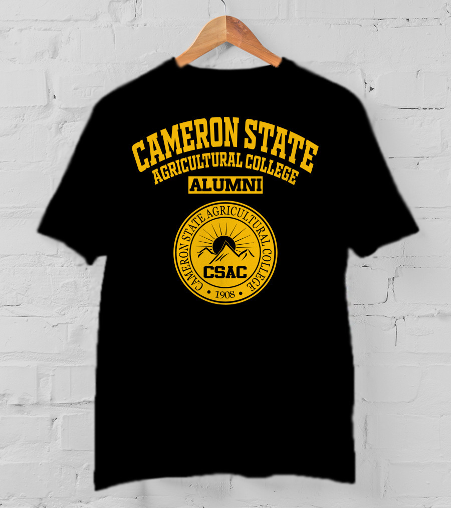 Cameron State Agricultural College Alumni CSAC 1908 T-Shirt