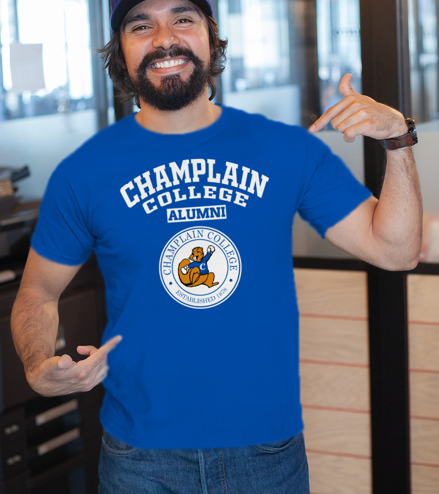 Champlain College Alumni Beaver Established 1878 T-Shirt